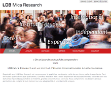 Tablet Screenshot of ldb-micaresearch.com